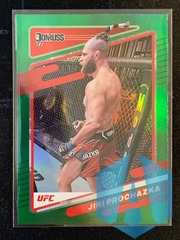 2022 Panini Donruss UFC Green Flood #81 Jiri Prochazka